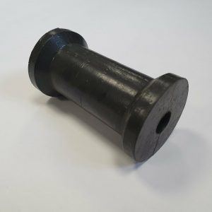 5" straight rollers Dumbbell