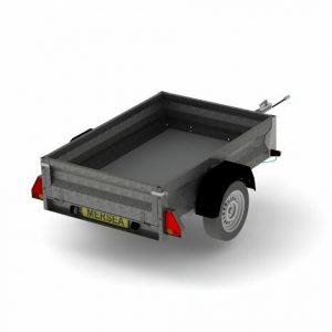 Rapide Trailers 5 x 3 Box Trailer 500 kg single axle Galv. Light