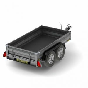Rapide Trailers 8 x 4 Box Trailer 2500kg braked double axle with ramp