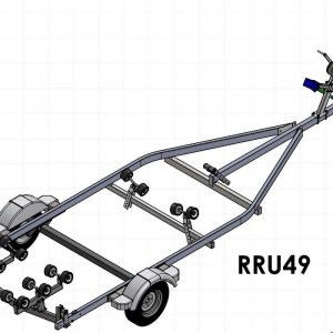 Rapide roller trailer RU49 Gross weight 750 kg 4.3 m
