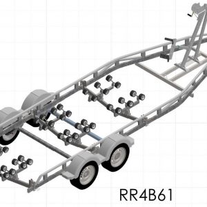 Rapide twin axle roller trailer R4B61 Gross weight 2000 kg 6.1m